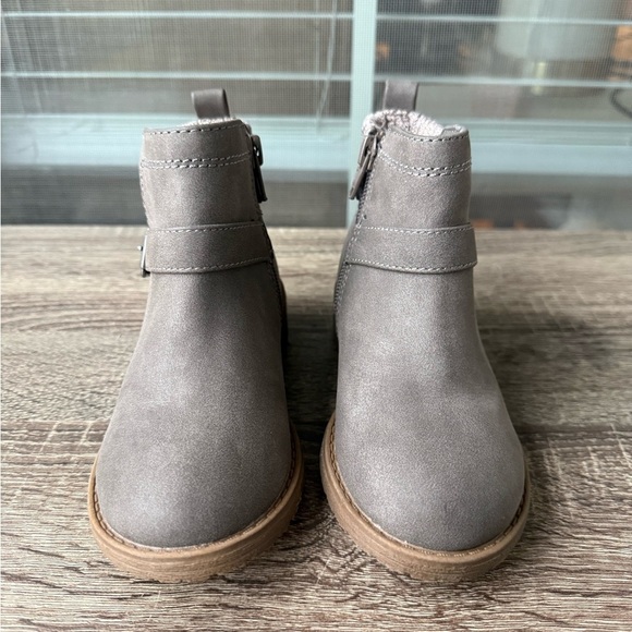 Wonder Nation Toddler Girl Sweater Knit Ankle Boots Gray Size 10 - Picture 4 of 8